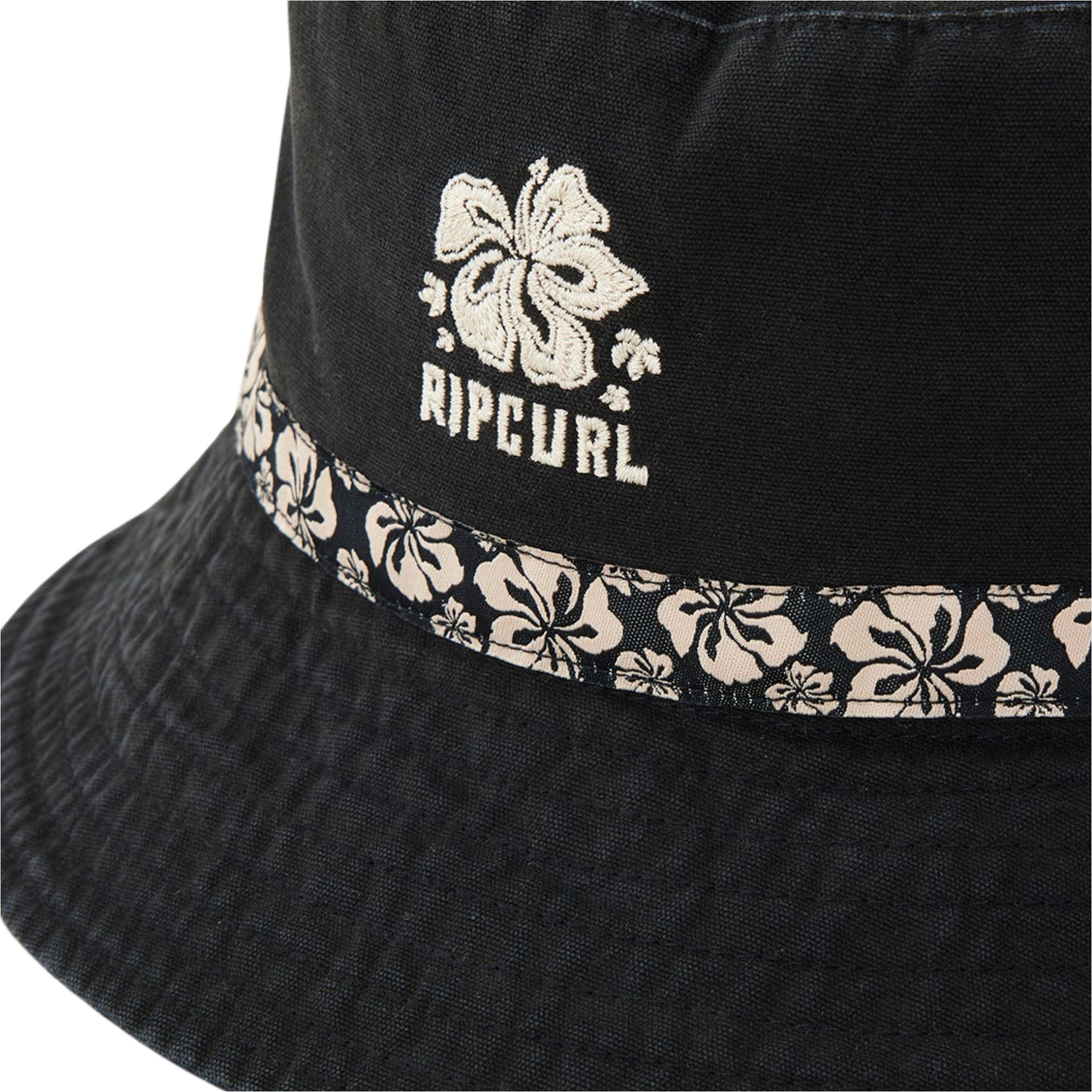 2025 Rip Curl Dame Mixed Graphic Bucket Hat 06DWHE - Washed Black